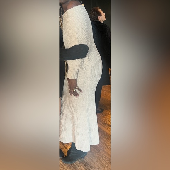 Fashion Nova Taupe Ribbed Knit Dress - Picture 11 of 11